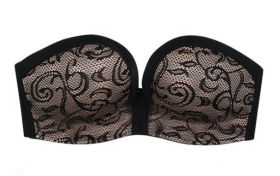 Sutien bandeau J1655 negru 80C