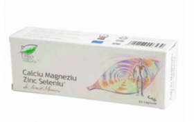 Calciu Magneziu Zinc Seleniu 150cps, 60cps si 30cps - MEDICA 150 capsule