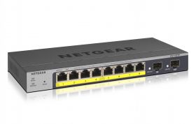 Netgear NETGEAR GS110TP Gestionate L2/L3/L4 Gigabit Ethernet (10/100/1000) Power over Ethernet (PoE) Suport Gri (GS110TP-300EUS)