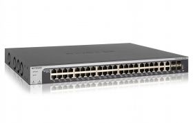 Netgear NETGEAR XS748T-100NES switch-uri Gestionate L2+/L3 10G Ethernet (100/1000/10000) Negru (XS748T-100NES)