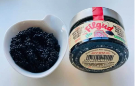 Caviar negru, delicatesa din alge oceanice negre, 100g - Filgud