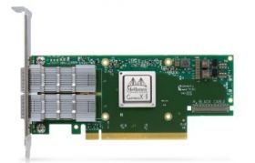 Mellanox MCX653105A-HDAT-SP ConnectX-6 VPI adapter card, HDR IB (200Gb/s) and 200GbE, single-port QS FP56, PCIe4.0 x16, tall bracket, single pack (900-9X6AF-0018-MT0)