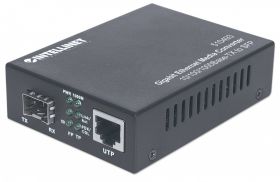 Intellinet 510493 convertoare media pentru rețea 1000 Mbit/s Negru (510493)