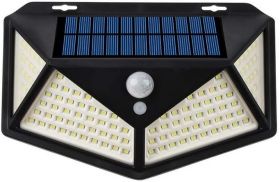 LAMPA GIGANT 114 LED Solare cu senzor de miscare si lumina 3 moduri ILUMINARE