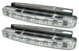 Set 2 lumini de zi universale Drl 6 LED