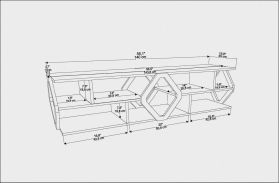 Comoda TV, Retricy, Erisa, 140x35x45 cm, PAL, Alb/Negru