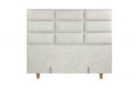 Pat matrimonial, Stockholm, Harmony E, 180x200 cm, saltea tip Pocket, topper memory, Bej