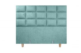 Pat matrimonial, Stockholm, Cubic E, 180x200 cm, saltea tip Pocket, topper memory, Mint