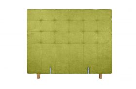 Pat matrimonial, Stockholm, Dots E, 140x200 cm, saltea tip Pocket, topper memory, Verde