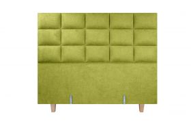 Pat matrimonial, Stockholm, Cubic E, 160x200 cm, saltea tip Pocket, topper memory, Verde