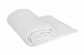 Pilota matlasata Ultrasleep Somnart, 150x200 cm, 250 g/mp, microfibra, matlasare ultrasonica, lavabila la 90°, alb