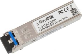 mikrotik Mikrotik S-31DLC20D module de emisie-recepție pentru rețele 1250 Mbit/s SFP 1310 nm (S-31DLC20D)