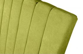 Pat matrimonial, Stockholm, Lines E, 160x200 cm, saltea tip Pocket, topper memory, Verde