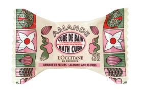 Cub efervescent pentru baie cu migdale si flori, 18g, L'Occitane