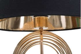 Lampa de masa Maxt, Mauro Ferretti, 32.5x53.5 cm, fier, auriu/negru