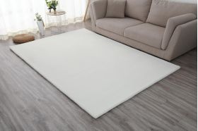 Covor Shaggy soft, Heinner, 70x140 cm, poliester/bumbac, alb