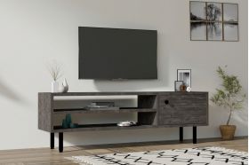 Comoda TV, Asse Home, Avila , 120x38x30 cm, Antracit