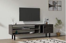 Comoda TV, Asse Home, Avila , 120x38x30 cm, Antracit