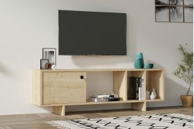 Comoda TV, Asse Home, Folsom, 140x45x29 cm, Stejar