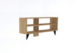 Comoda TV, Puqa Design, One, 120x50x29.6 cm, PAL, Stejar