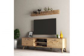 Comoda TV, Tanmob, TVU0102, 180x48x35 cm, PAL , Maro