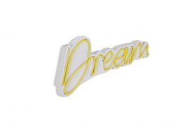 Decoratiune luminoasa LED, Dream, Benzi flexibile de neon, DC 12 V, Galben