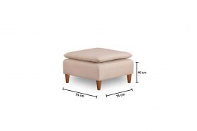 Bancheta, Futon, 859FTN1939, Metal, Crem