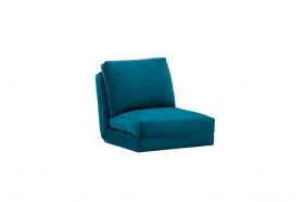 Canapea extensibilă cu 1 loc, Futon, 859FTN2318, Metal , Verde