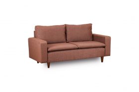 Canapea 2 locuri, Futon, 859FTN2712, Metal, Maro deschis