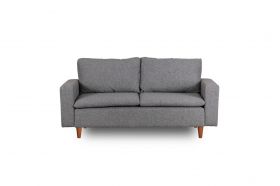 Canapea 2 locuri, Futon, 859FTN2713, Metal, Gri deschis