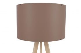 Lampadar, Insignio, 780SGN1415, 70% MDF/30% tesatura PVC, Nurca / Crema