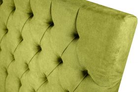 Pat matrimonial, Stockholm, Chester E, 180x200 cm, saltea tip Pocket, topper memory, Verde