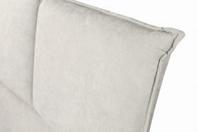 Pat matrimonial, Stockholm, Pillows E, 180x200 cm, saltea tip Pocket, topper memory, Bej