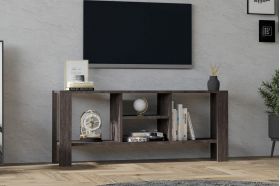 Comoda TV, Asse Home, Hodge, 120x50x34 cm, Maro