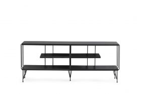 Comoda TV, Kalune Design, Eze, 120x44.5x30 cm, Antracit