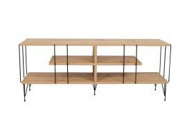 Comoda TV, Kalune Design, Eze, 120x44.5x30 cm, Stejar