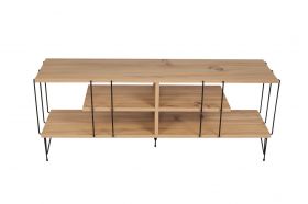 Comoda TV, Kalune Design, Eze, 120x44.5x30 cm, Stejar