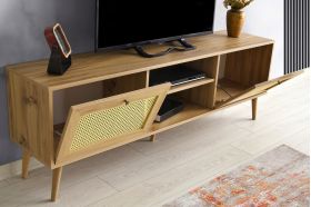 Comoda TV, Kalune Design, Letoon 180, 180x60x40 cm, Stejar