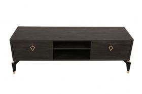 Comoda TV, Kalune Design, Posh, 143x47x40 cm, Maro inchis