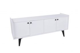 Consola, Mod Design, Lugano, 150x40x62 cm, Alb