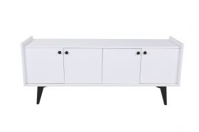 Consola, Mod Design, Lugano, 150x40x62 cm, Alb