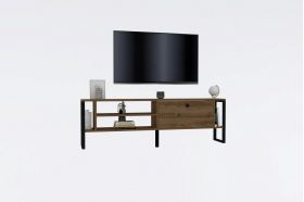 Comoda TV, Puqa Design, Asrın, 160x50.4x24.5 cm, PAL, Maro