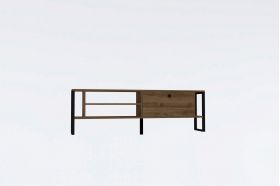 Comoda TV, Puqa Design, Asrın, 160x50.4x24.5 cm, PAL, Maro