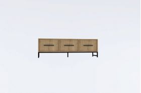 Comoda TV, Puqa Design, Melody, 160x50x40 cm, PAL, Maro