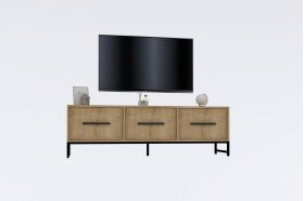 Comoda TV, Puqa Design, Melody, 160x50x40 cm, PAL, Maro