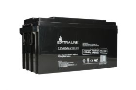 Extralink AKUMULATOR BATTERY ACCUMULATOR AGM 12V 65AH Acid sulfuric şi plăci de plumb (VRLA) (EX.19003)