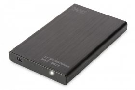 DIGITUS 2.5 SSD/HDD Enclosure, SATA I-II - USB 2.0 (DA-71104)