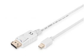 DIGITUS DisplayPort Connection Cable (AK-340102-010-W)