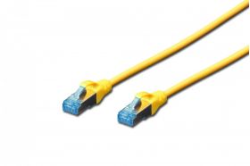 DIGITUS CAT 5e SF-UTP patch cord, Cu, PVC AWG 26/7, length 3 m, color yellow (DK-1531-030/Y)
