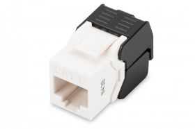 DIGITUS CAT 6 Keystone Jack, unshielded RJ45 to LSA, tool free connection, incl. cable tie (DN-93603)